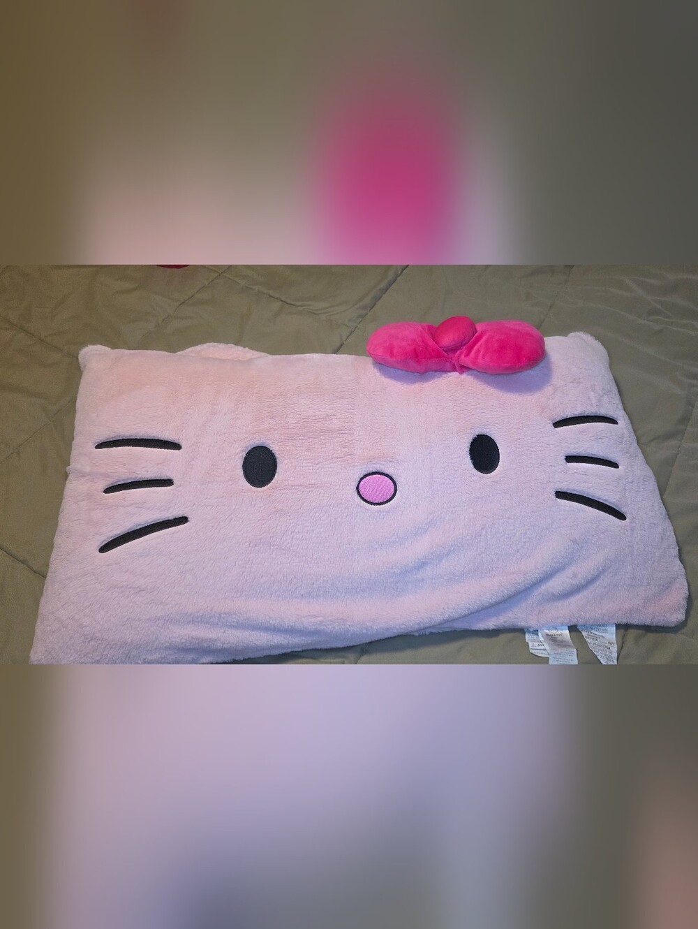 Hello Kitty Sanrio Pink Plush Body Pillow Jay Franco 2022 Bow Kawaii